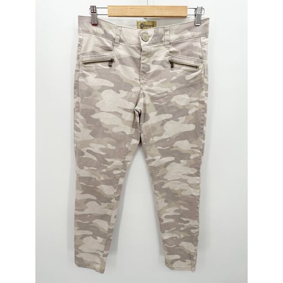 Democracy Ab Technology Light Camo Cotton Blend Denim Jeans Women's Size 10 - Picture 1 of 7
